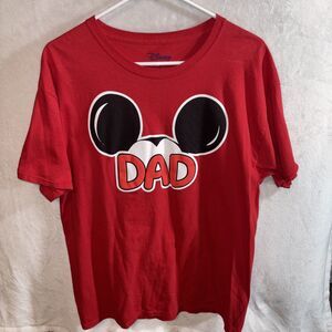 Walt Disney Mickey Ears “Dad” T-Shirt Size L